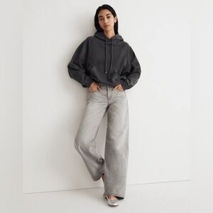 NWT Madewell Low-Rise Superwide-Leg Jeans Heywood Wash 31